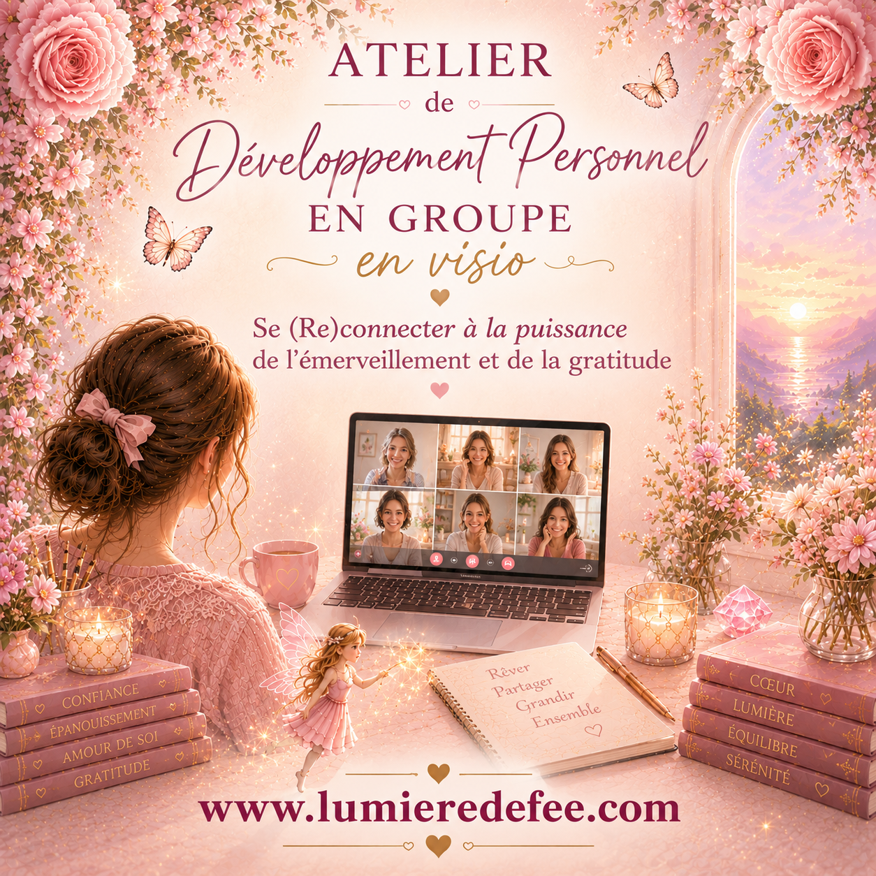 Se (re)connecter à la puissance de l'émerveillement et de la gratitude - Dimanche 27 septembre de 16h à 18h - En visio et en groupe